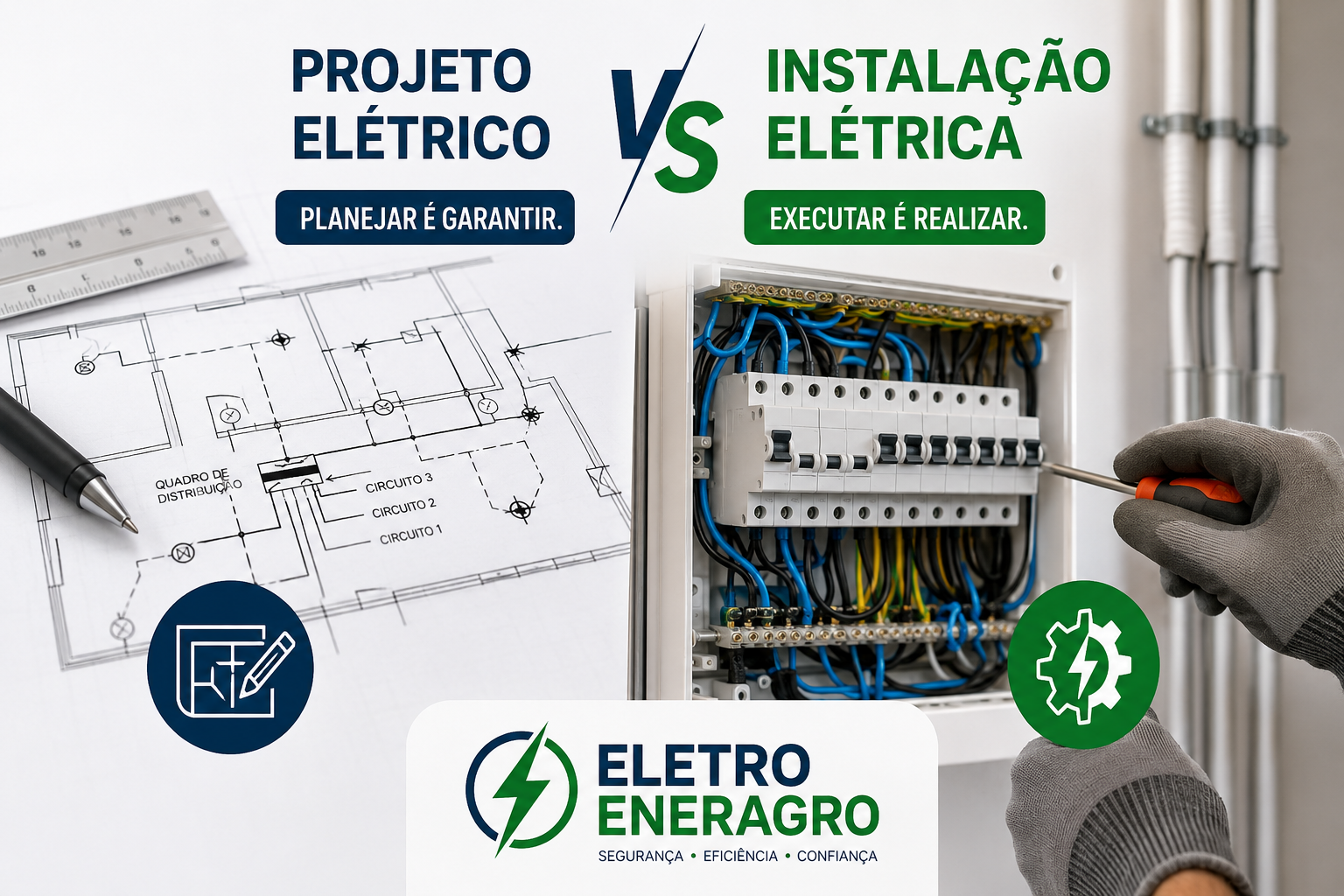 Diferença Entre Projeto Elétrico e Instalação Elétrica: Entenda por que Ambos São Essenciais